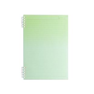 三年二班B5不硌手活页本可拆卸线圈笔记本本子a4初高中生记事本可拆环扣网格本渐变高颜值大学生考研日记本K