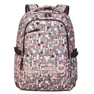 卡拉羊五六年级女孩大容量初中小学生双肩背包韩版中学生轻便书包