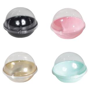 雪媚娘包装盒球形独立包装盒蛋黄酥包装盒子透明吸塑盒