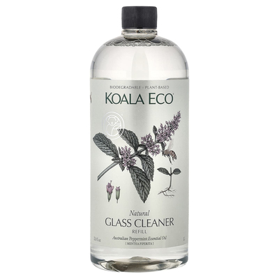 Koala Eco,Natural Glass Cleaner, Refill, Australian Peppermi