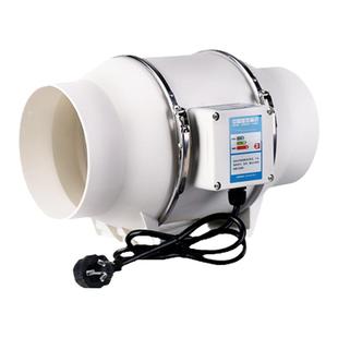 管道风机4寸6寸8寸150排气扇厨房卫生间家用换气排风扇送风