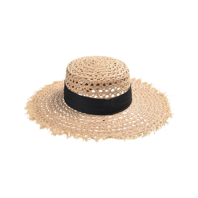 法式大帽檐海边遮阳帽