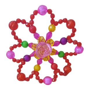 闽歌手工生活馆串珠拜拜用品碗花斋菜花六朵一套价之材料包