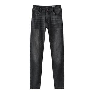 Marc O'Polo/MOP 夏季新款简约四面弹直筒宽松薄款水洗牛仔长裤男