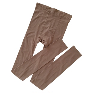 咖啡色九分连裤袜女士大码春秋中厚加长加宽打底袜9分不连脚丝袜