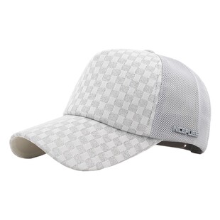 高顶帽子男夏季透气棒球帽女显脸小时尚百搭鸭舌帽男款货车帽潮牌