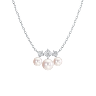 喜珠阁【Inner内心】棱镜三珠项链珍珠锁骨项链女款高级配饰