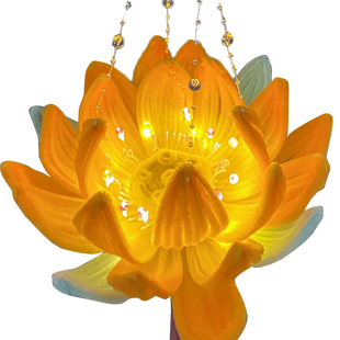 元宵节国风扭扭棒荷花灯diy手工自制材料包儿童手提莲花灯送闺蜜