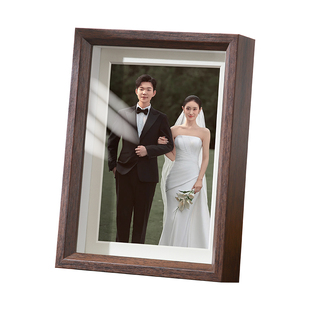 相框摆台定制洗照片做成婚纱照挂墙结婚照相片打印加相册制作摆件
