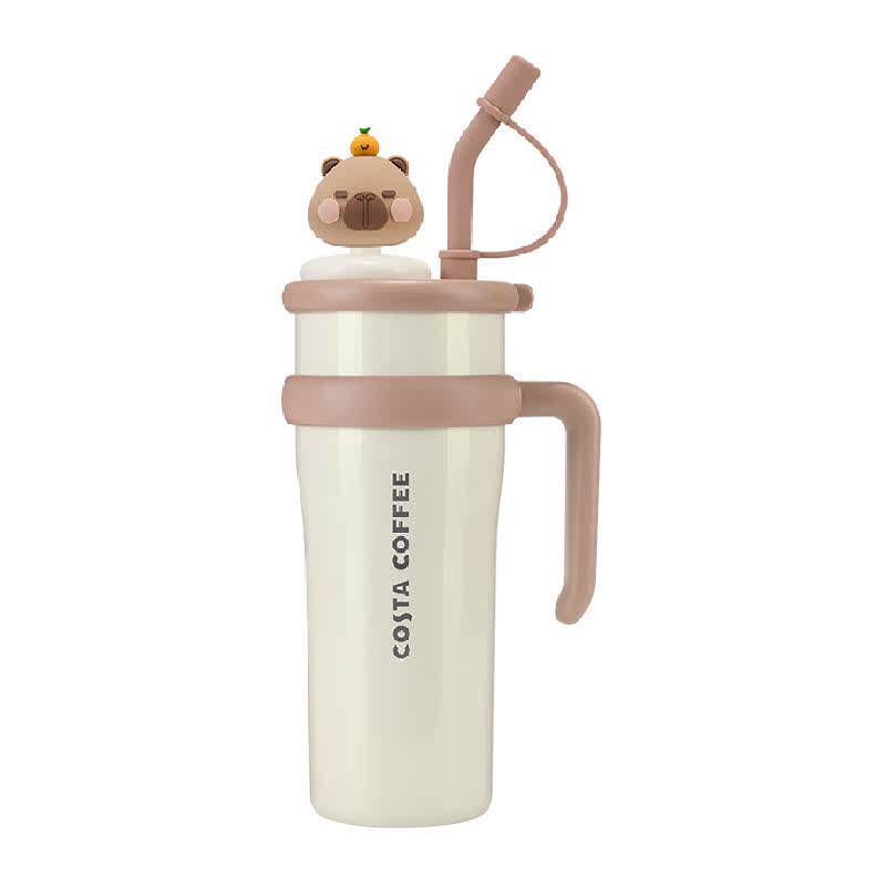 【下拉领券】COSTA大容量保温冰霸杯吸管办公室女士高颜值喝水杯