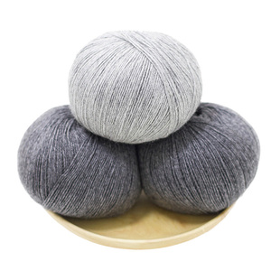 织围巾的毛线团柔软手工diy编织自己织送男友男士羊绒围脖材料包