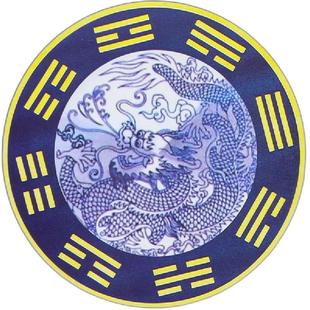 青龙牌贴水龙头上用贴自粘式贴纸窗下水龙头贴对窗户青龙大吉贴