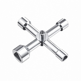 配电柜电表水表前阀门燃气表箱锁通用型多功能内三角钥匙套筒扳手