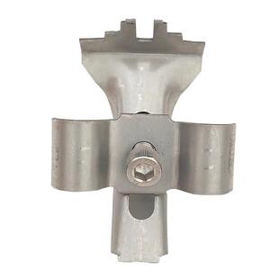 钢格板卡扣安装夹M型扣件夹具固定卡A型C型B型热镀锌不锈钢连接件