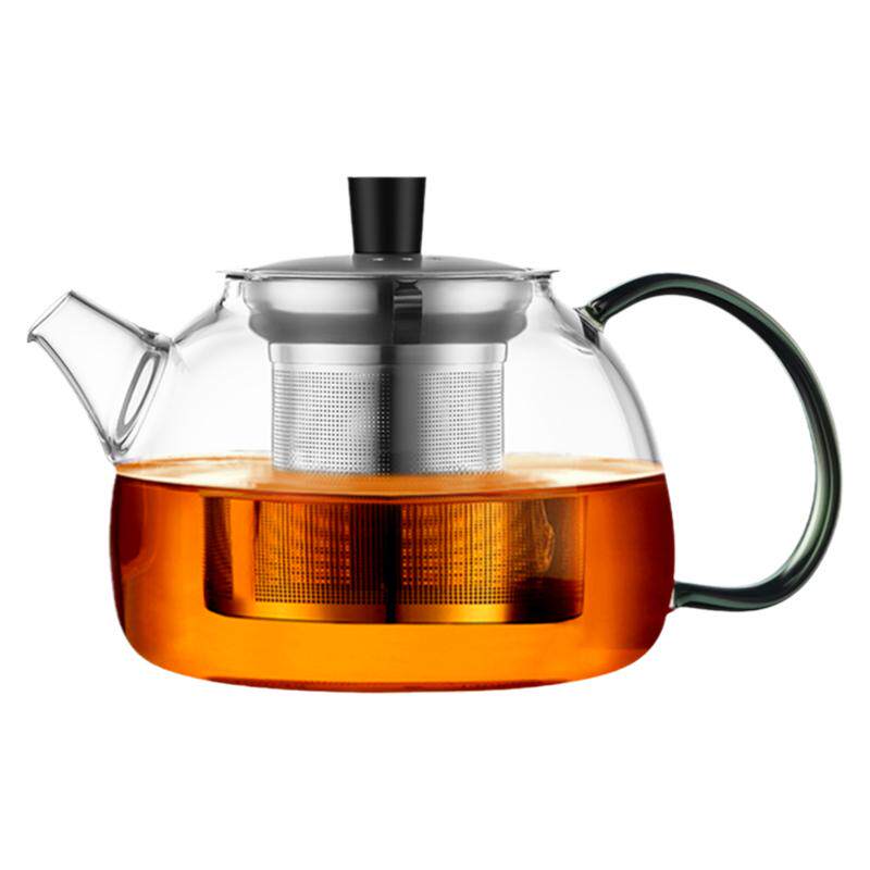 绿珠玻璃茶壶耐高温大容量耐热煮茶壶泡茶家用烧水壶茶具套装单壶