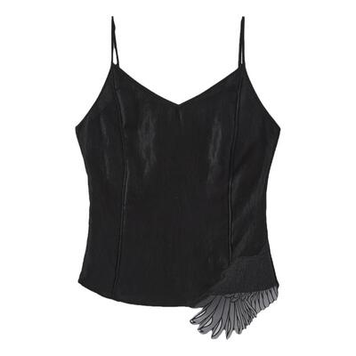 jicheng柔美V领质感吊带