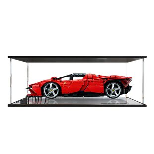 适用于乐高42143法拉利跑车赛车积木模型亚克力展示盒手办防尘罩