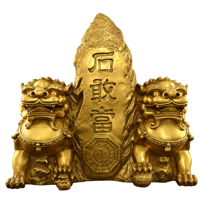 黄铜泰山石敢当黄铜石敢当家用