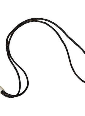 普陀山黑狗牙吊坠项链