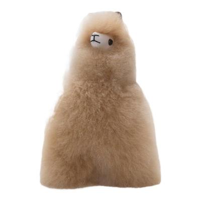 吐吐驼婴羊驼毛秘鲁进口手工玩偶