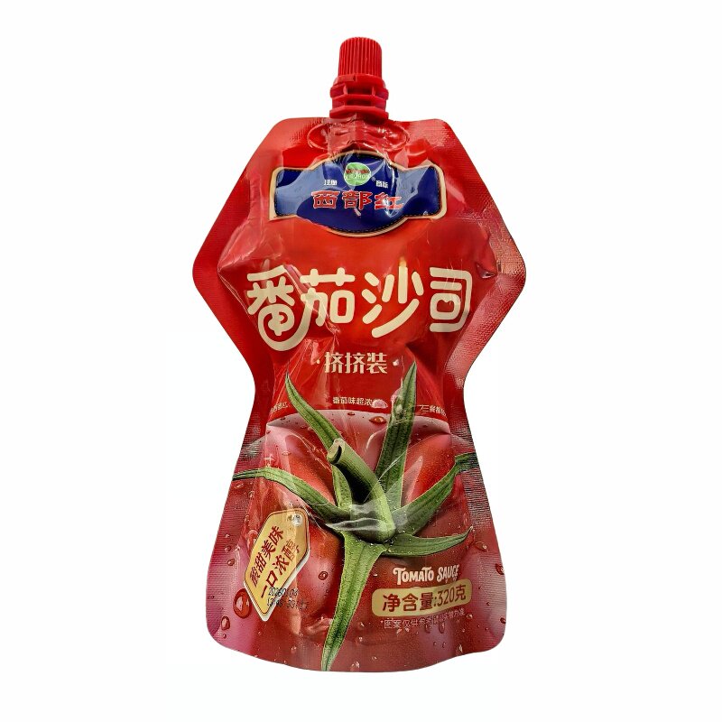 西部红番茄酱320g大桶装罐头手抓饼披萨番茄调味酱新疆产商用调料