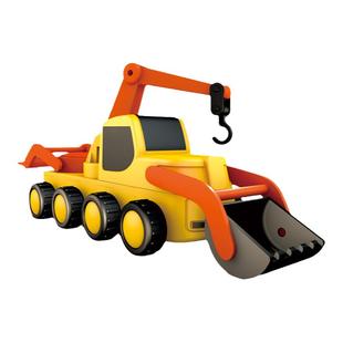 酷彼伴火星团队拼装磁力工程车 玩具铲车挖掘机 亲子互动创意积木