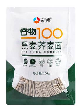 新良黑麦荞麦面面条100g