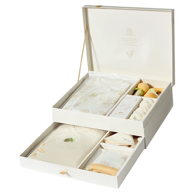 新生儿爬服礼盒满月初生十件套