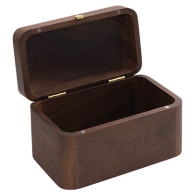 黑胡桃实木办公室印章收纳盒