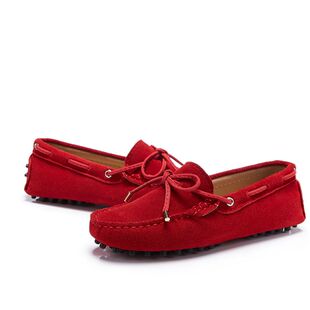 2025新款真牛皮豆豆鞋女单鞋春秋休闲学生女韩版单鞋平底开车鞋子