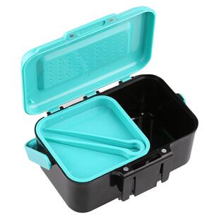 红虫蚯蚓盒沙蚕活饵渔具盒蚯蚓高档透气专用盒多功能钓鱼装备用品