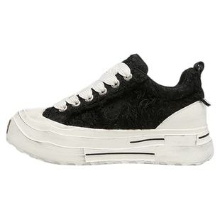 DVO8CM隐形增高鞋男时尚休闲厚底板鞋情侣百搭潮鞋小众厚底帆布鞋