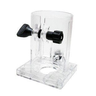 木工修边机配件大全透明底座倒装板直线导轨修整导座靠山厂家直销