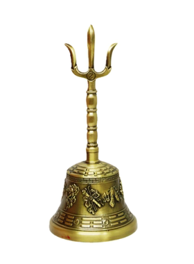 黄铜三清暗八仙法铃手摇铃清脆