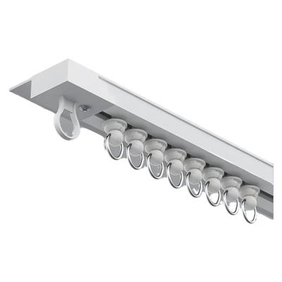 免打孔窗帘轨道滑轨挂钩式导轨窗帘杆床帘粘贴式免钉滑道滑轮单轨