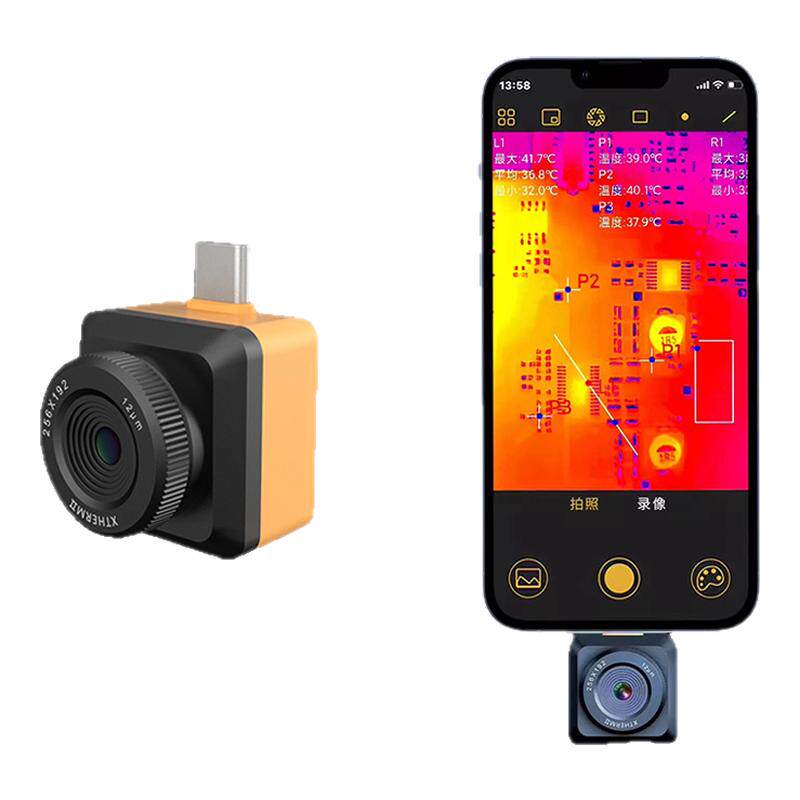 天眼手机外接热成像P2pro红外热成像仪T2Spro电路板PCB级测温仪
