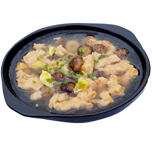 自然佳应山香菇滑肉汤湖北非遗特产手工制作开罐加热即食800g