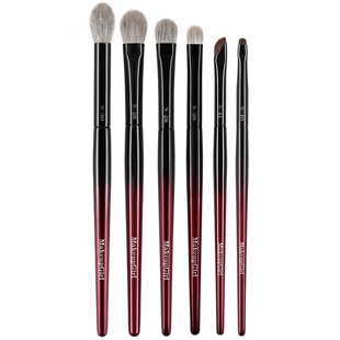 魅女郎朱釉眼影刷套装细节晕染眼线刷动物毛眼部三件套沧州化妆刷