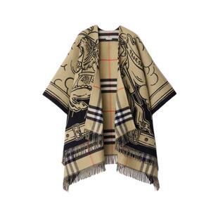 【24期免息】BURBERRY 风暴骑士羊毛披肩 81096261