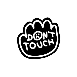 趣壳原创手机支架伸缩气囊简约黑白图案英文亚克力贴手机壳上