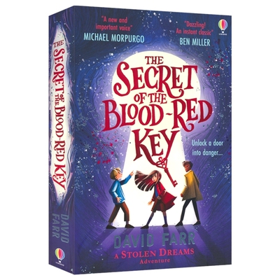 The Book of Stolen Dreams The Secret Of The Bloodred Key 盗梦者之书2 血红钥匙的秘密 英语章节小说 英文原版进口儿童图书