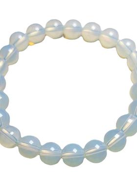 女蛋白石手串民族风冰种