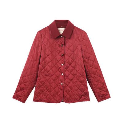 HONRN/红人短款菱格棉衣外套