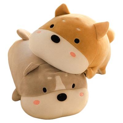 名创优品小狗玩偶狗狗柴犬抱枕