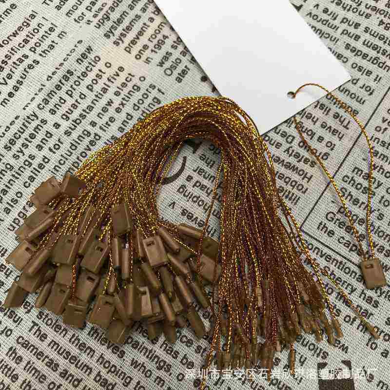 厂家直销高档银丝线吊粒/吊牌饰品吊吊粒吊绳吊绳穿线手吊牌坠