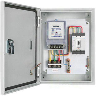 成品三相四线互感器电表箱计量电表成套配电箱工厂程用380v空开盒