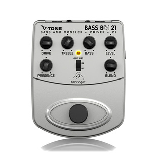 BEHRINGER/百灵达 BDI21贝斯吉他效果器箱头模拟自带DI单块效果器