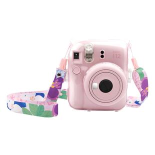 Fujifilm/富士一次成像正品原装拍立得相机mini12相机配件合身包 透明水晶壳 相机保护壳迷你12相机壳背绳