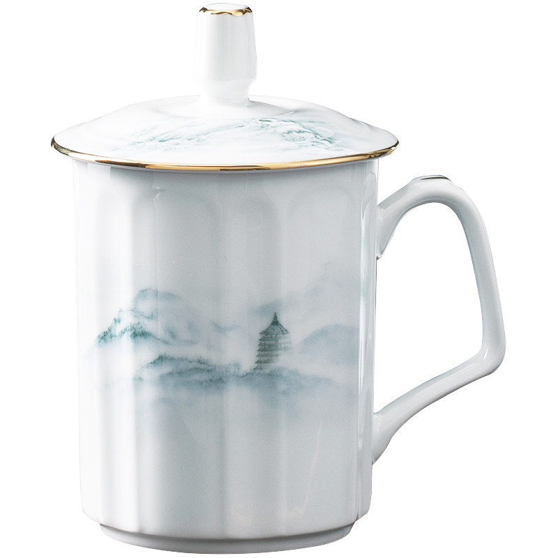 楠宋·千峰越瓷办公室高档茶杯