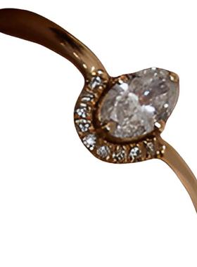 欧美热销镶嵌异形钻锆石戒指